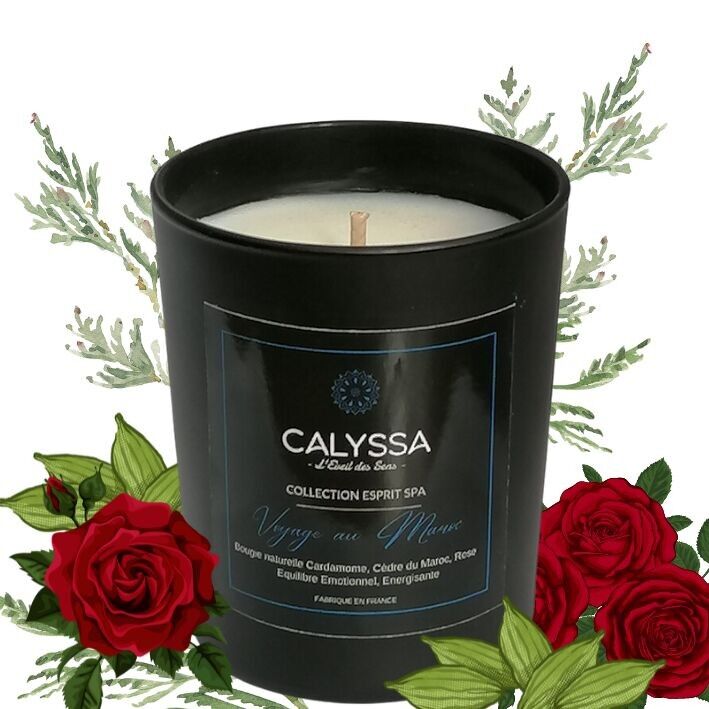 Bougie végétale parfumée Voyage au Maroc