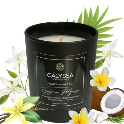 Candela vegetale profumata Viaggio in Polinesia