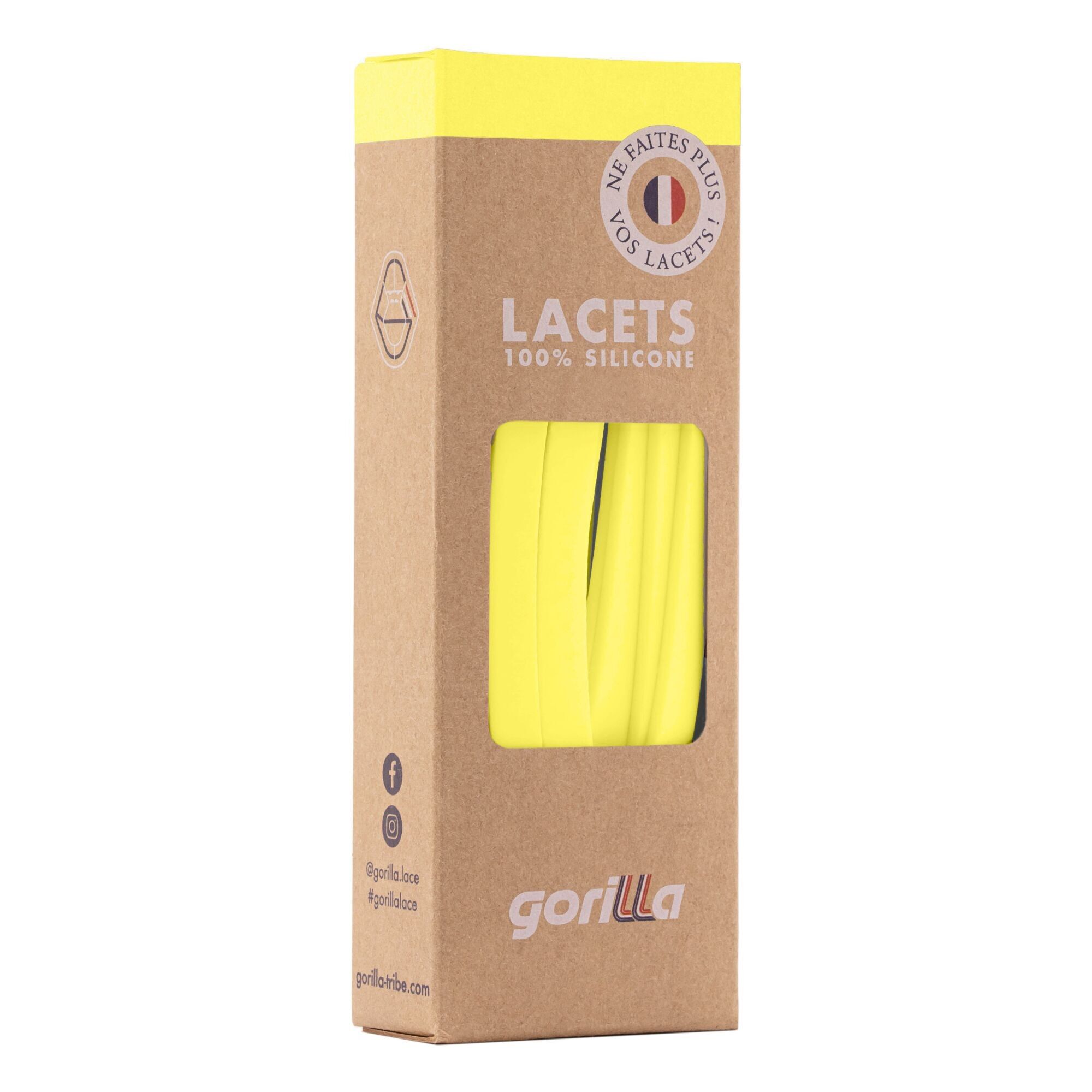 Lacets élastiques - 100% silicone - gamme pastel
