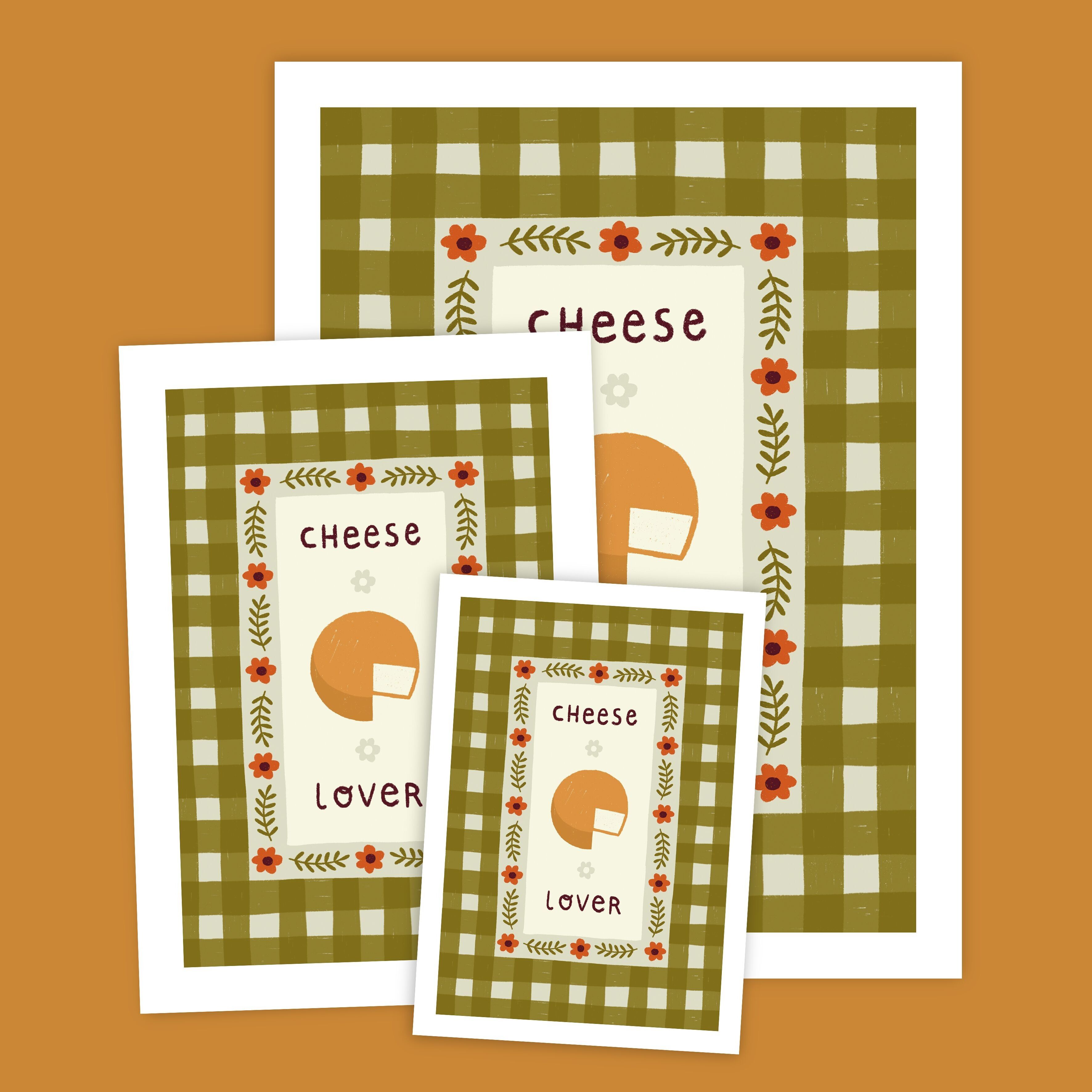 POSTER .CHEESE LOVER