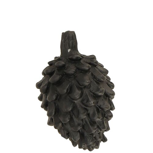 Poly Zapfen Tamara, D5cm, L7,5cm, schwarz