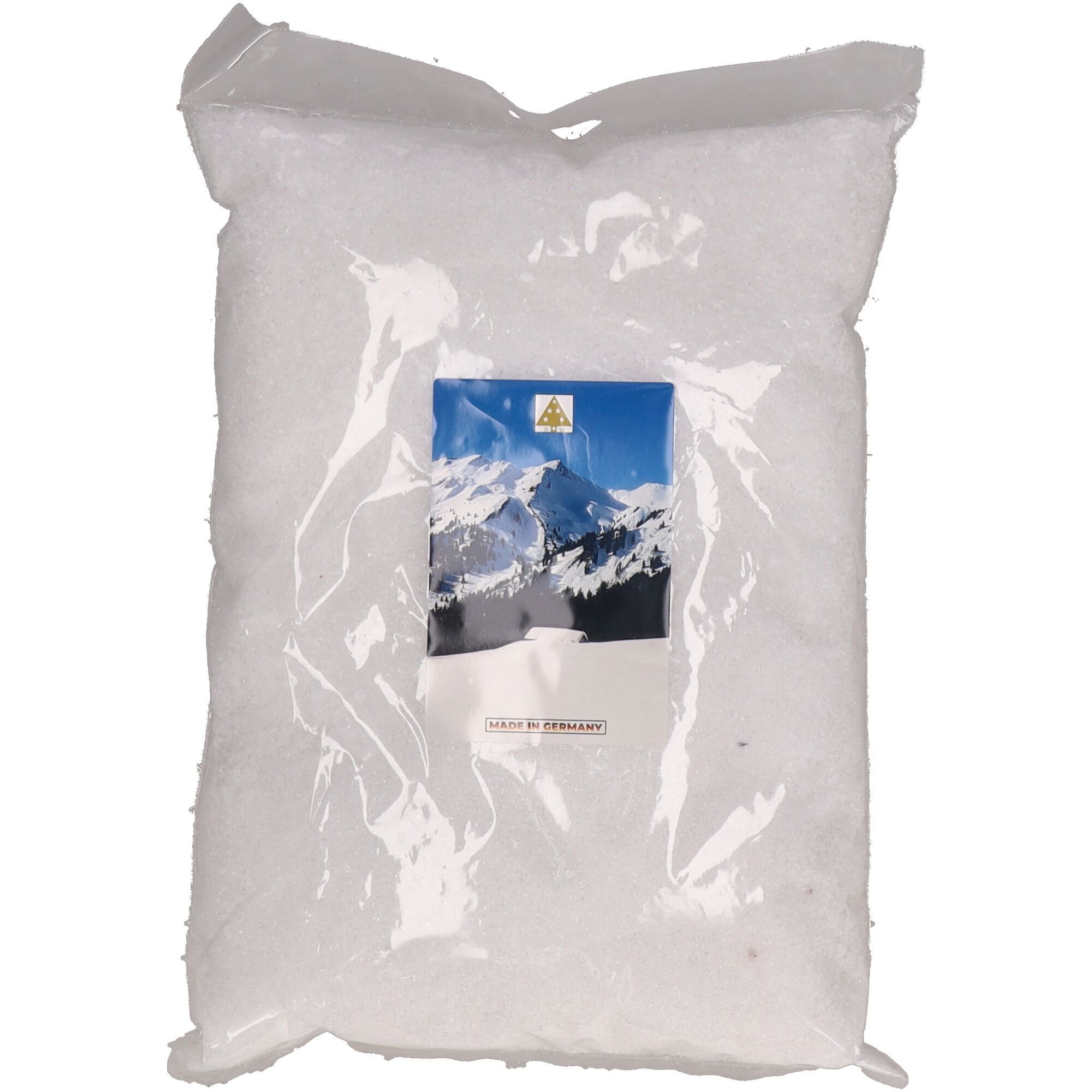 Decoration crystal snow, 4L, white