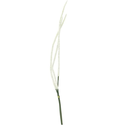 Amaranthus Kadan, 3 Zweige, L120cm, weiß