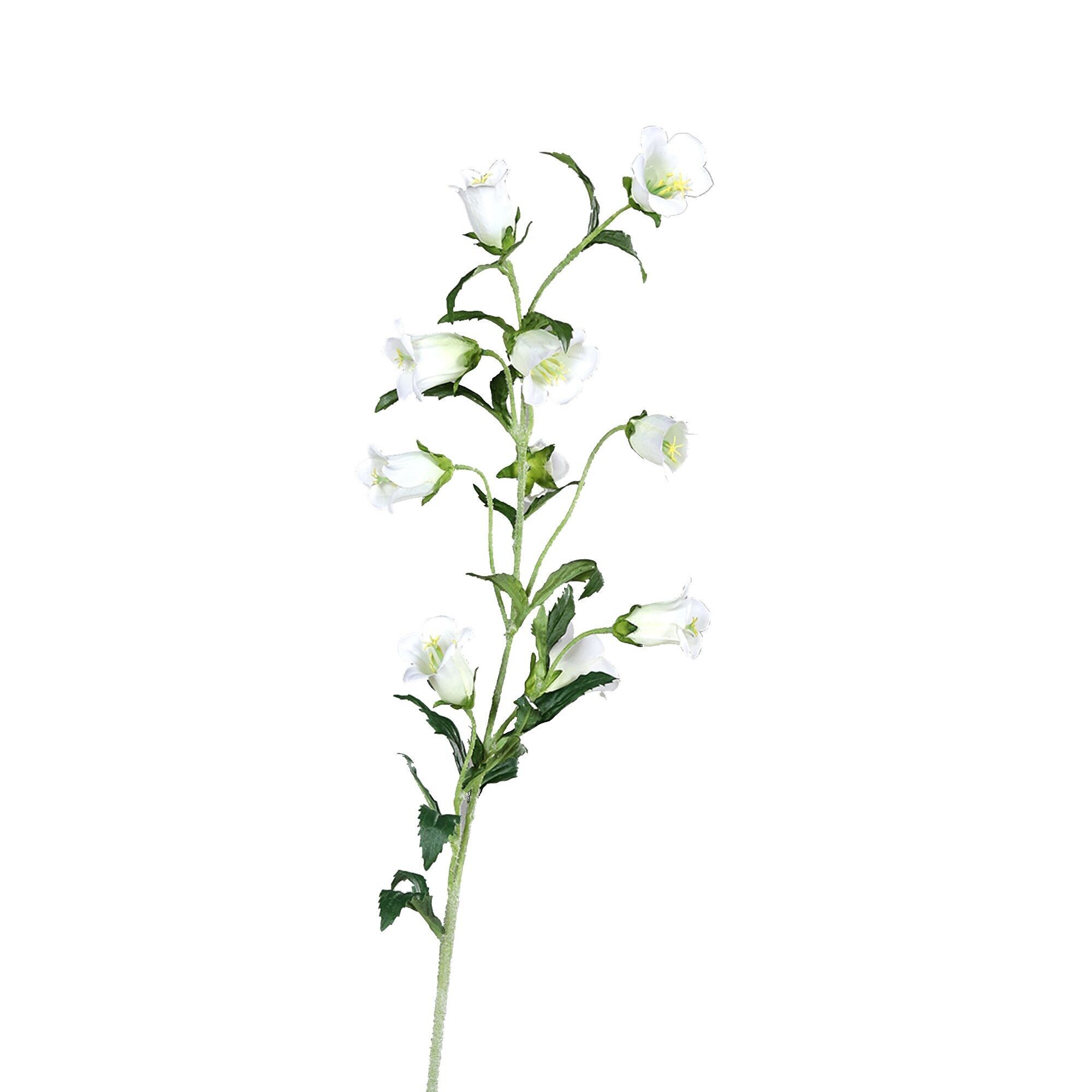 Ramo di campanula Uma, H87cm, bianco