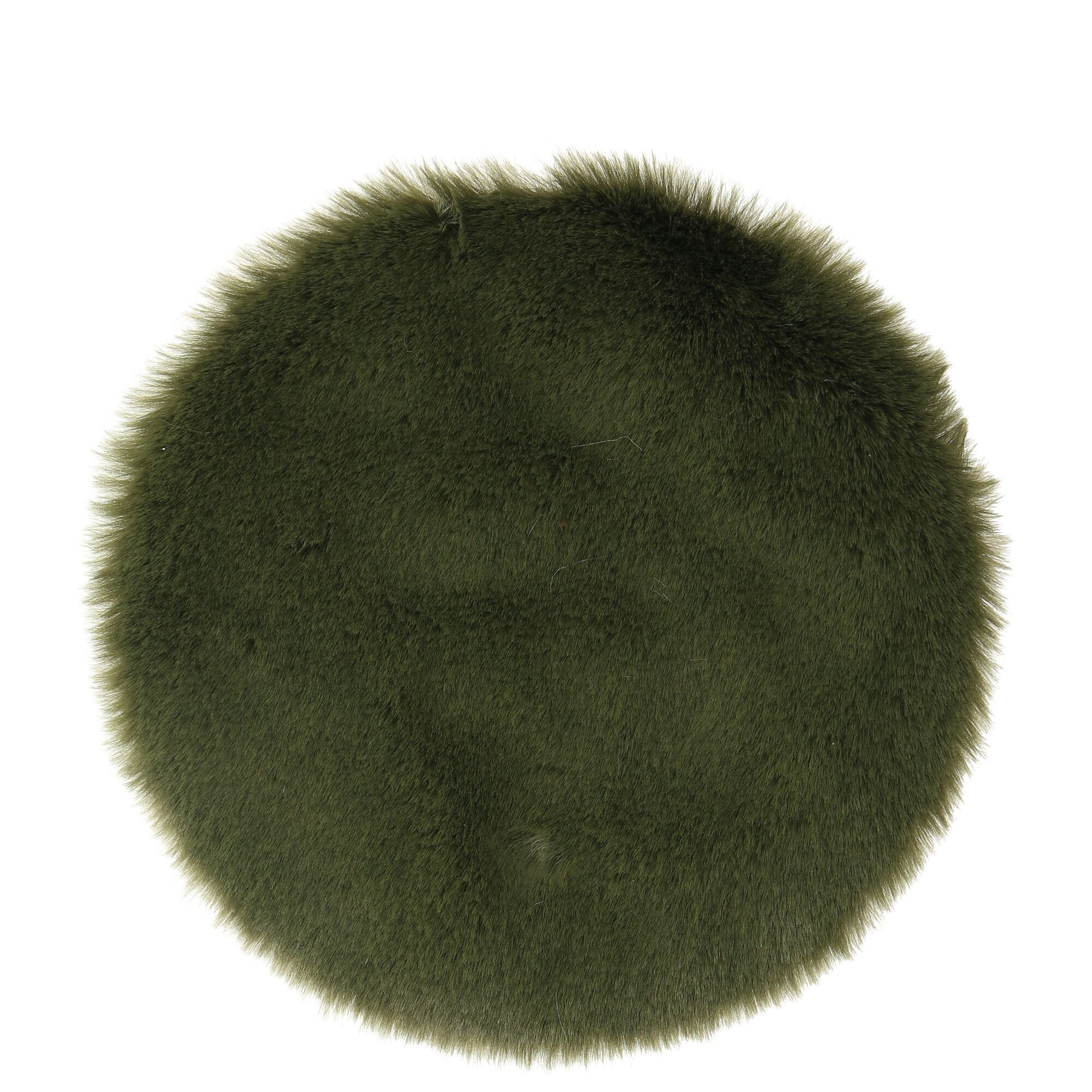 Pelo esponjoso Vagos, D22cm, verde scuro