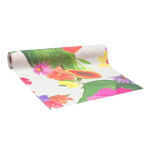 Tessuto decorativo FruityFlower, L28cm, L3m, colorato
