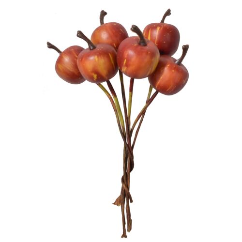 Apfel Braeburn am Draht, D2cm, 48 Stück/Box, rot