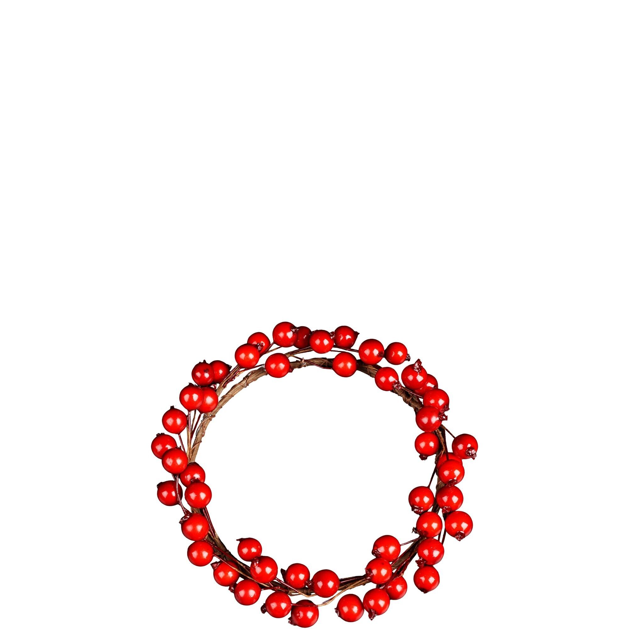 Beeren Kranz Becca, D10cm, rot