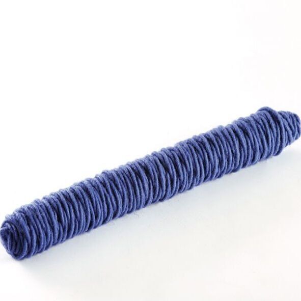 Filo di stoppino, D ca.5mm, L55m, blu