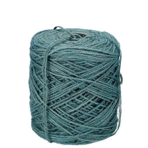 Jutekordel, D3,5mm, 1kg ca.450m, hellpetrol