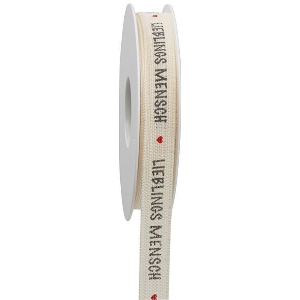 Nastro persona preferita, L15mm, L18m, naturale