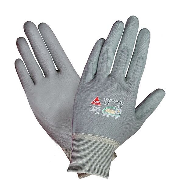 Guantes Padua talla gris.6, señoras lavables muy pequeñas