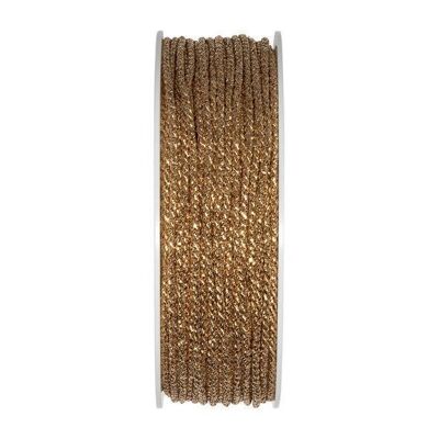 Cordone lurex, D2mm, L50m, oro