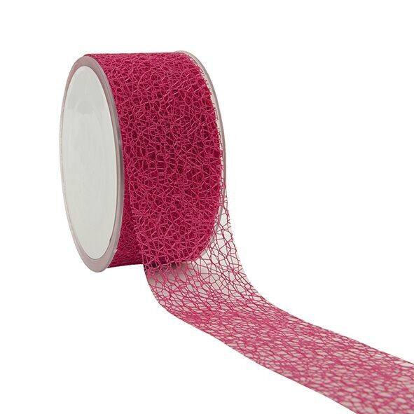Netzband, Breite 50 mm, Länge 20 m, pink