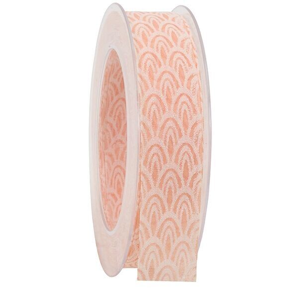 Nastro Symphony con bordo dimensionalmente stabile, L25mm, L20m, albicocca