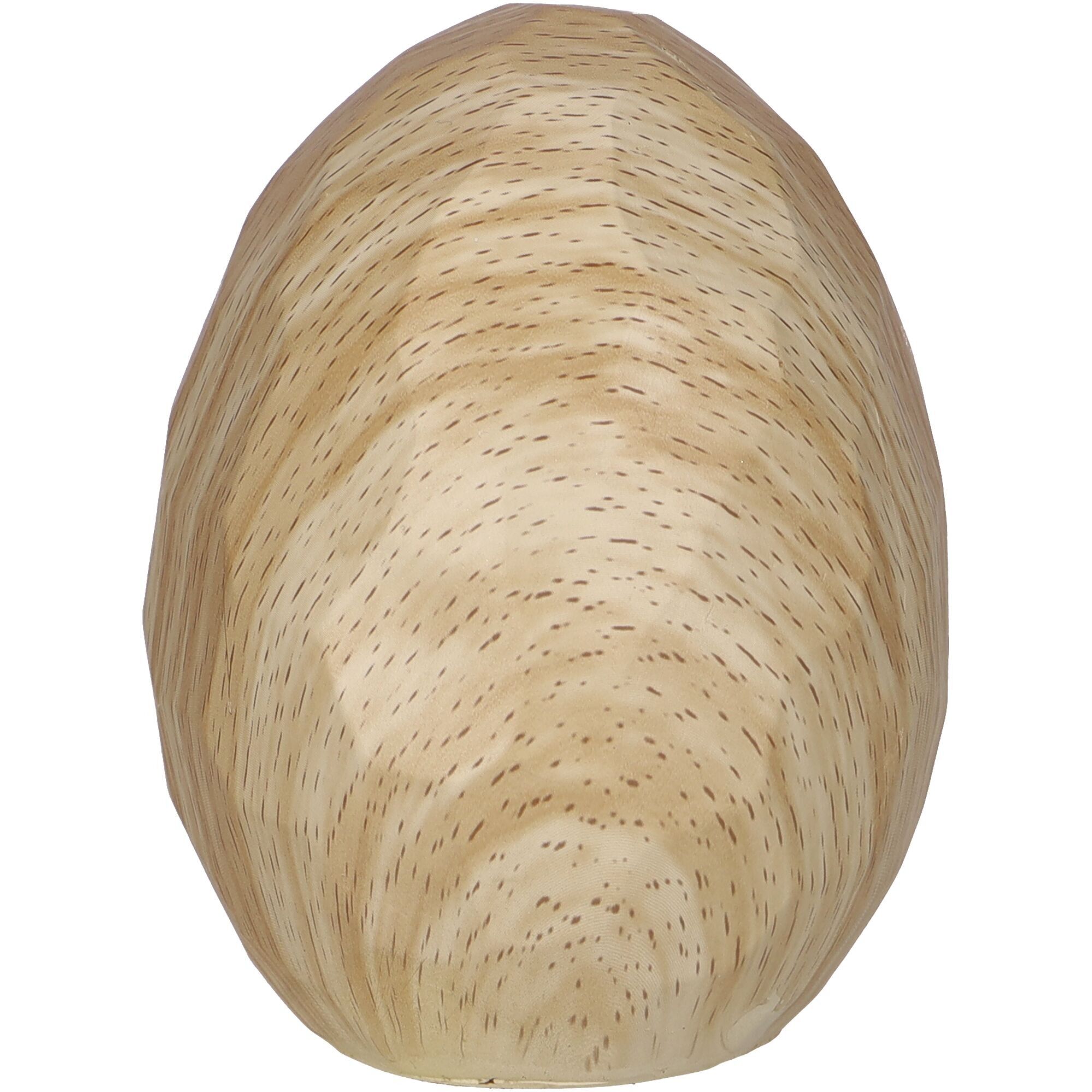 Poly egg Helene, D10cm, H14.5cm, light brown