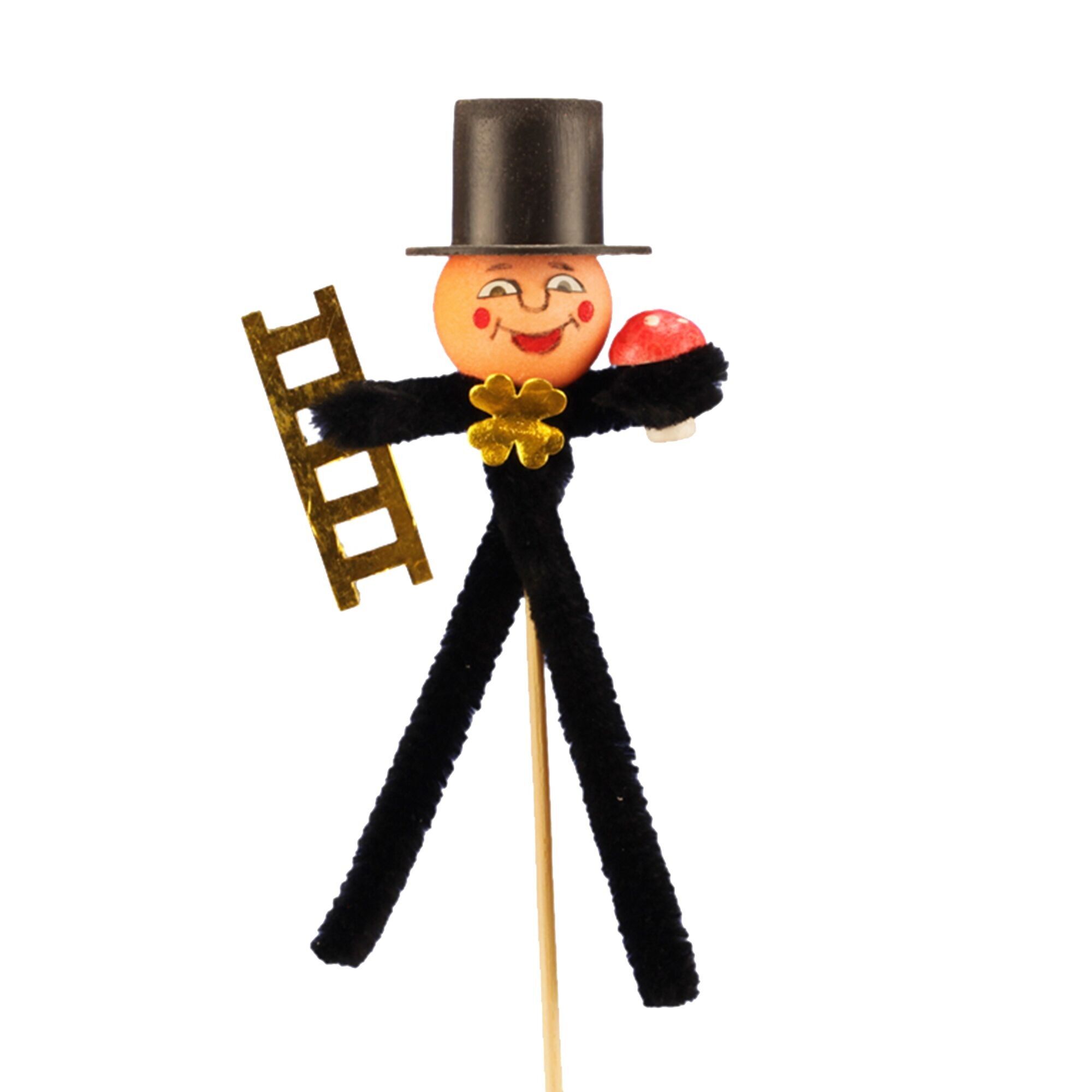 Spazzacamino a spina, L13 cm, 12 pezzi in borsa, nero