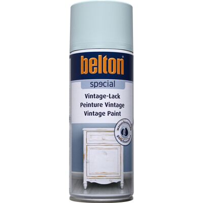 Barniz vintage Belton, a base de agua, 400 ml, azul cielo