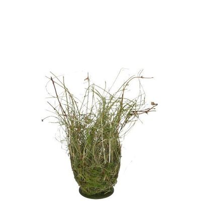Taza natural Lelle, D12cm, H30cm, para TO9.5, verde