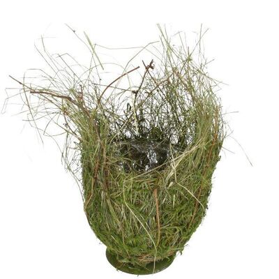 Taza natural Lelle, D25cm, H40cm, para TO21, verde
