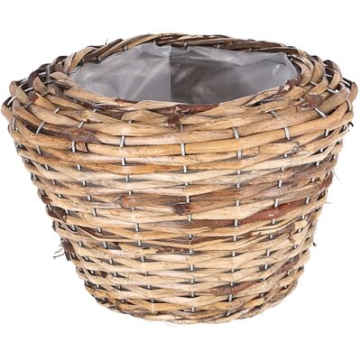 Pot naturel Konny, D23cm, H15cm, ouverture : 15,5cm, naturel