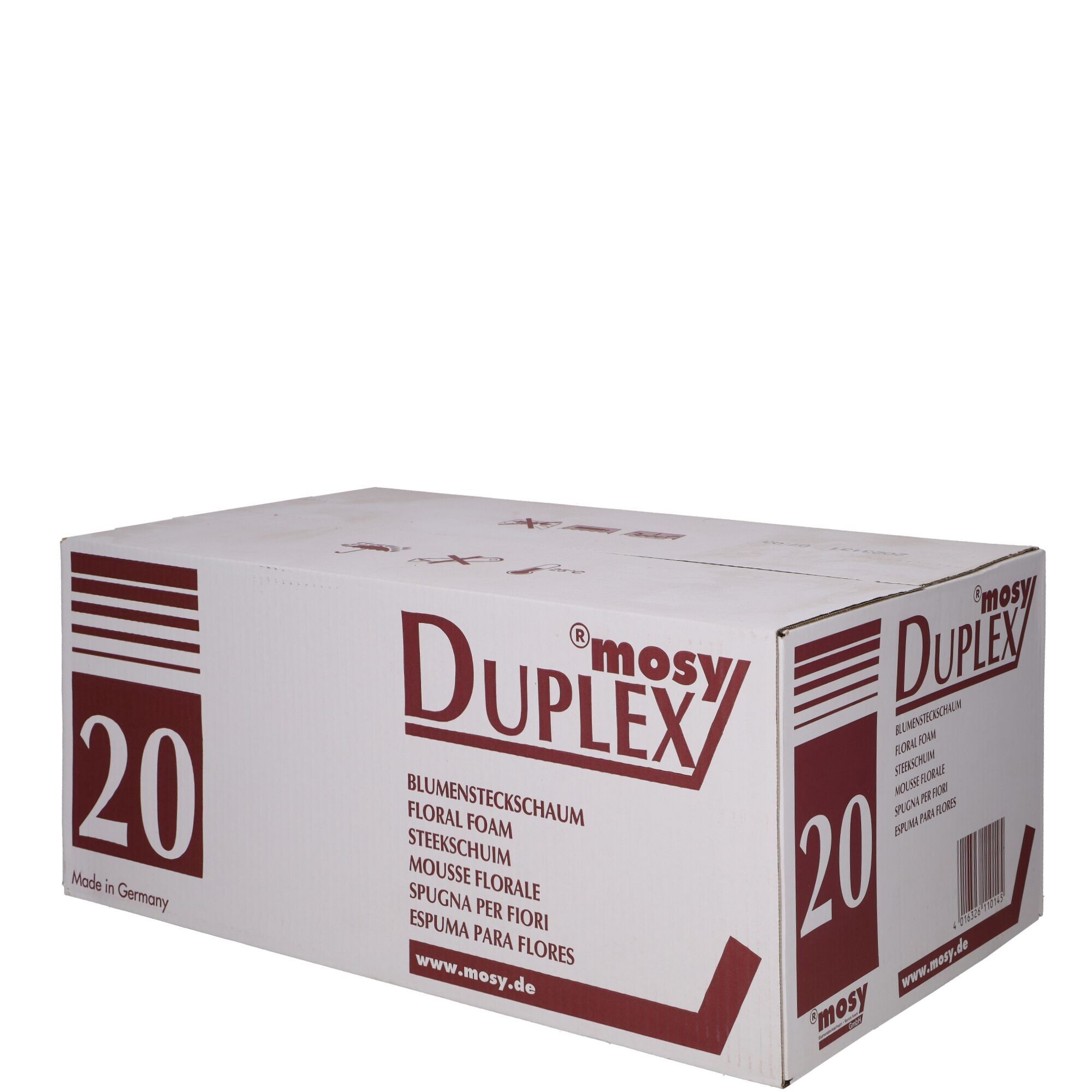 Duplex Steckschaum, für Frisch- und Trockenblumen, 20 Ziegel