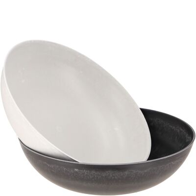 Bol en plastiqueStyle2F D37H10,5cm, hgris gris, gris clair