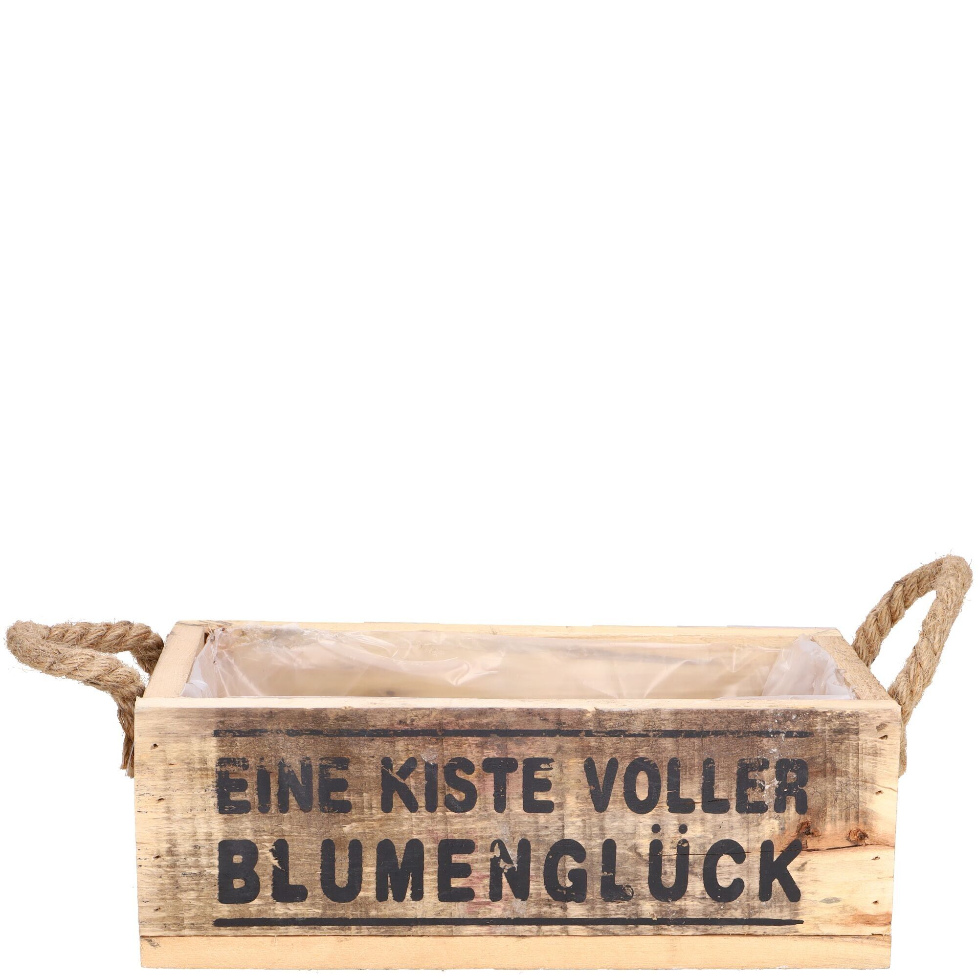 Boîte du bonheur en bois, L27cm, L14cm, H10cm, naturel