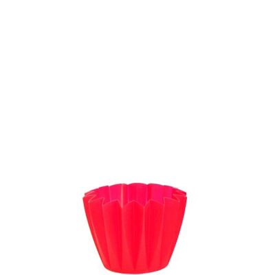 Seau en plastique Adonis, D11cm, H9cm, rouge