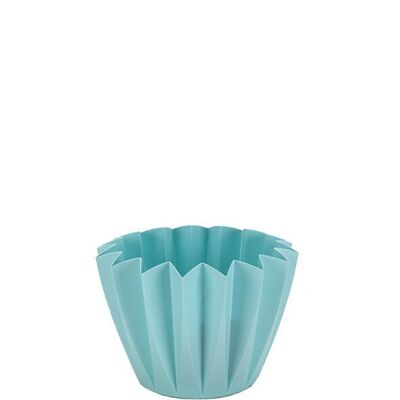 Plastic bucket Adonis, D14cm, H11cm, light blue