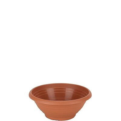 Cuenco de plástico Cortina, D20cm, H8cm, terra