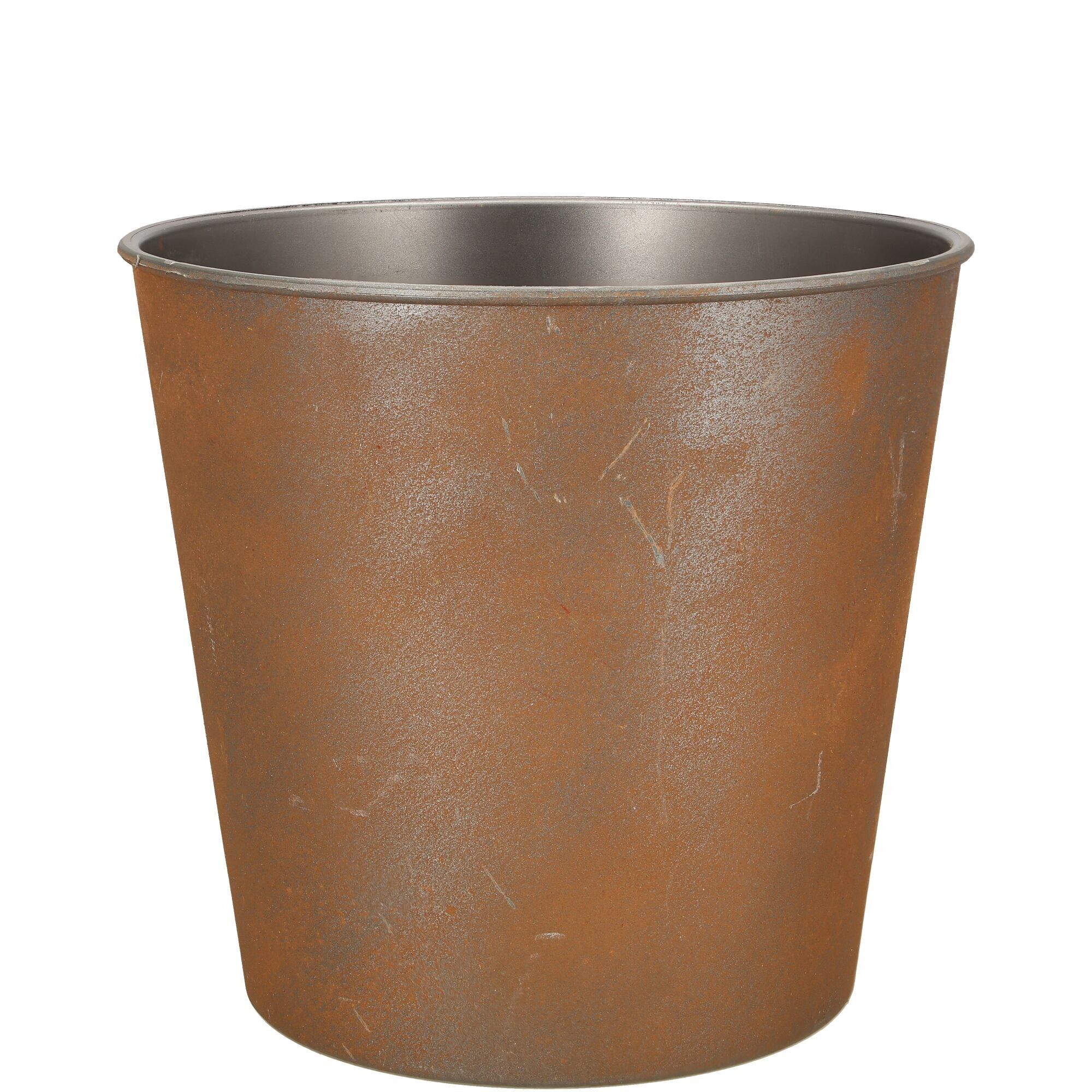 Plastic bucket Style, D11cm, H10.5cm, rust