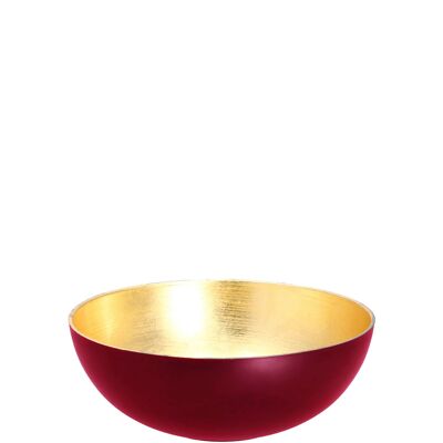 Stile ciotola in plastica, D20 cm, H7,5 cm, rosso