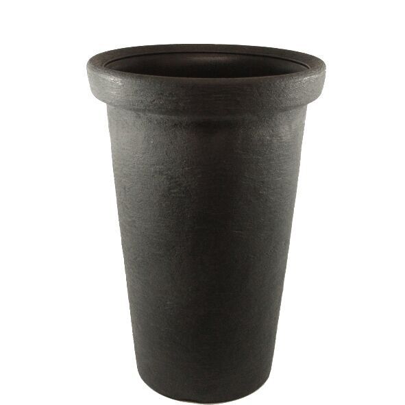 Vaso in plastica Sofia conico, D48cm, H74cm, antracite