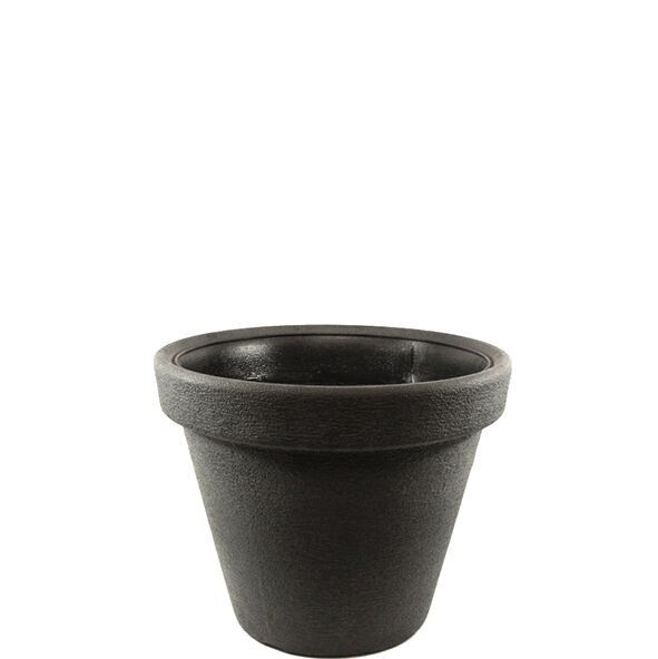 Secchio in plastica Sofia conico, D25,5 cm, H24 cm, antracite