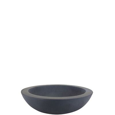 Fiberclay bowl Victoria round, D44cm, H12.5cm, anthracite