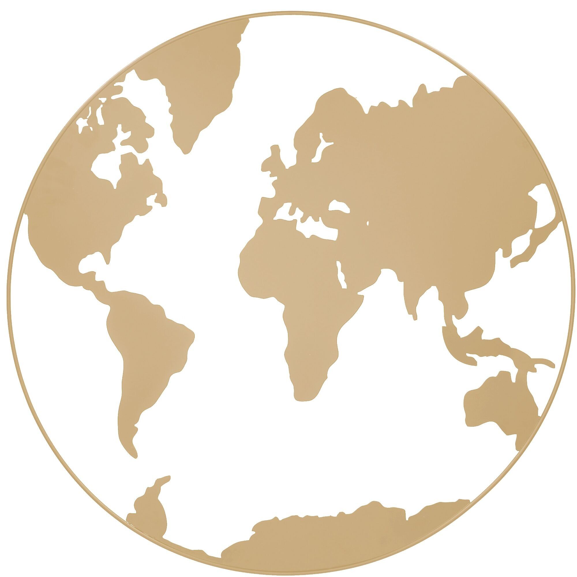 Mondo di metallo Erik, D80 cm, oro