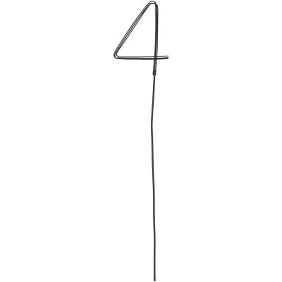 Silas metálicas número 4 para pegar, Al.8cm, negro