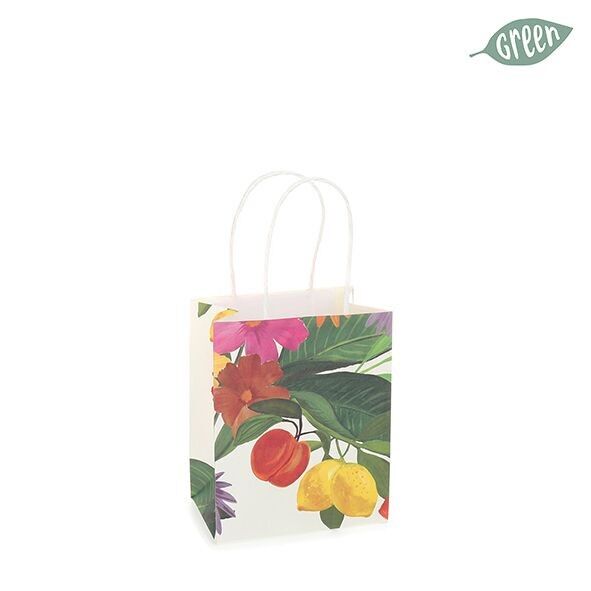 Busta di carta Fruity Flower, larghezza 12 cm, altezza 15 cm, colorata