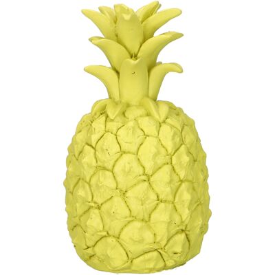 Poly Ananas Lorenz, D8cm, H15,5cm, giallo