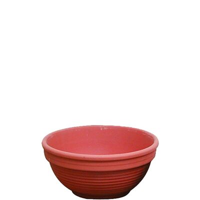 A-bowl with hole, D23cm, terra