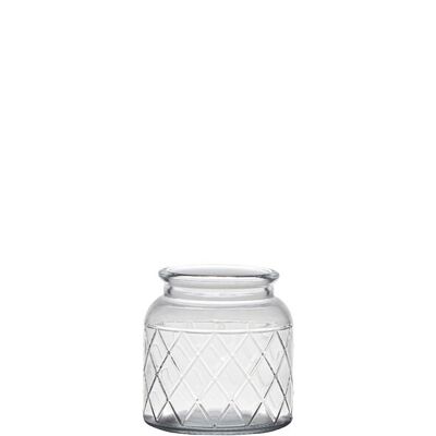 Vaso in vetro Brussel, D10cm, H10cm, trasparente
