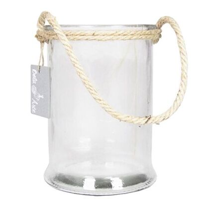 Farol de cristal Babor, D12cm, H17cm, transparente