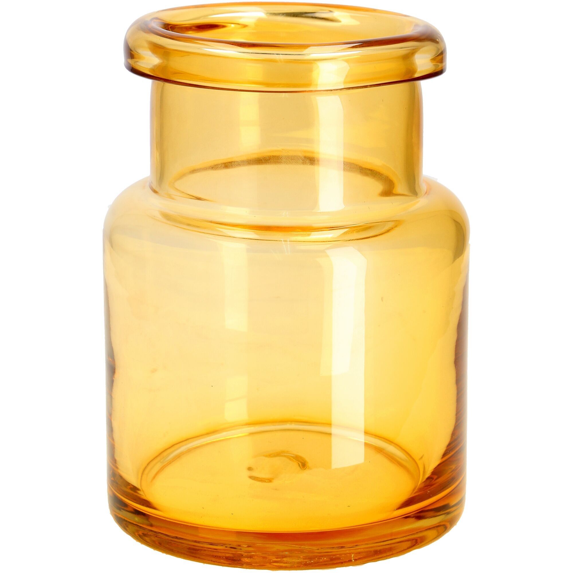 Vaso in vetro Lio, D15cm, H20cm, apertura: 9,5cm, marrone