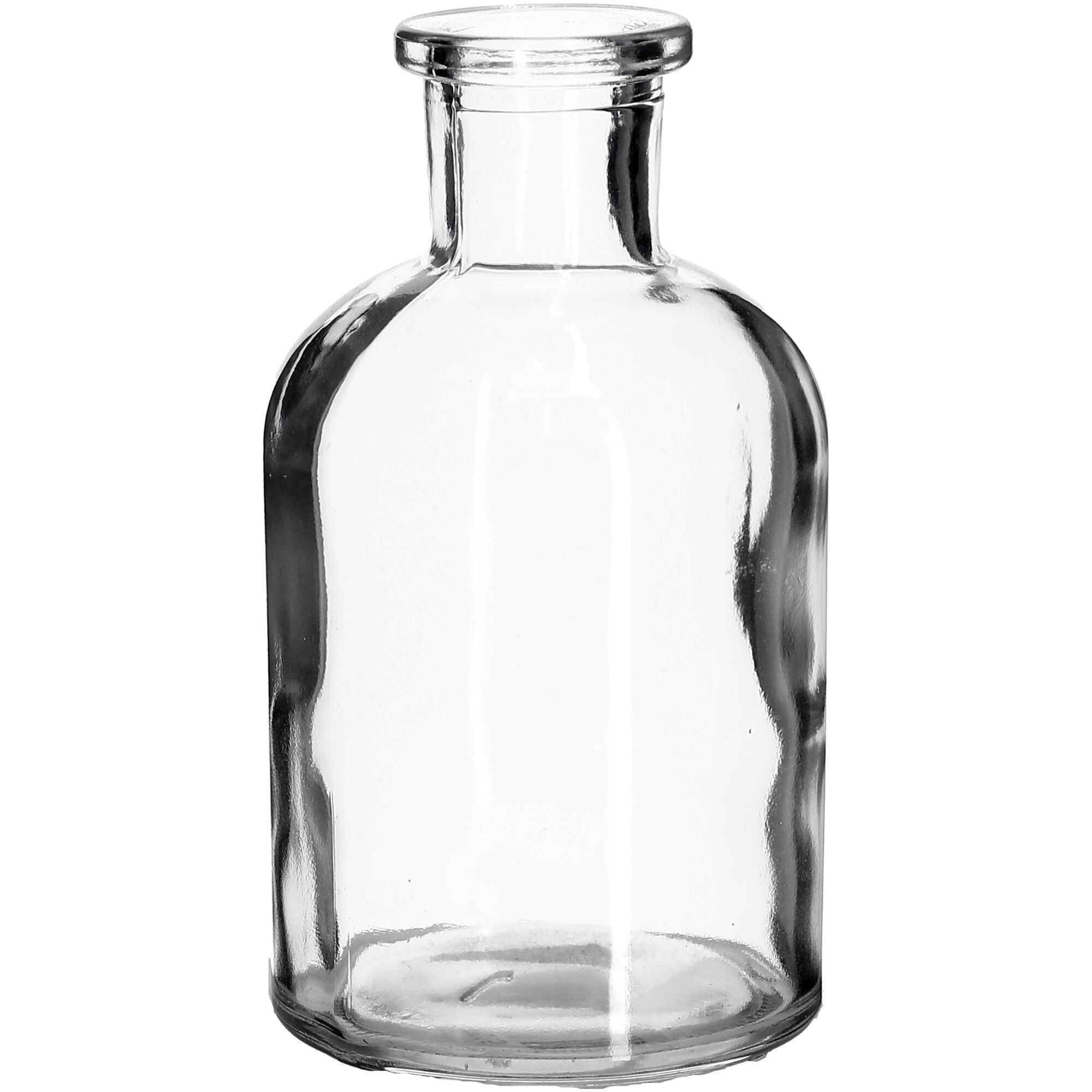 Bottiglia di vetro Flesje, D5,5 cm, H10 cm, trasparente