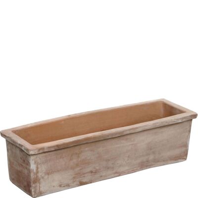 Fioriera da balcone Rimi, L62cm, L19cm, marrone