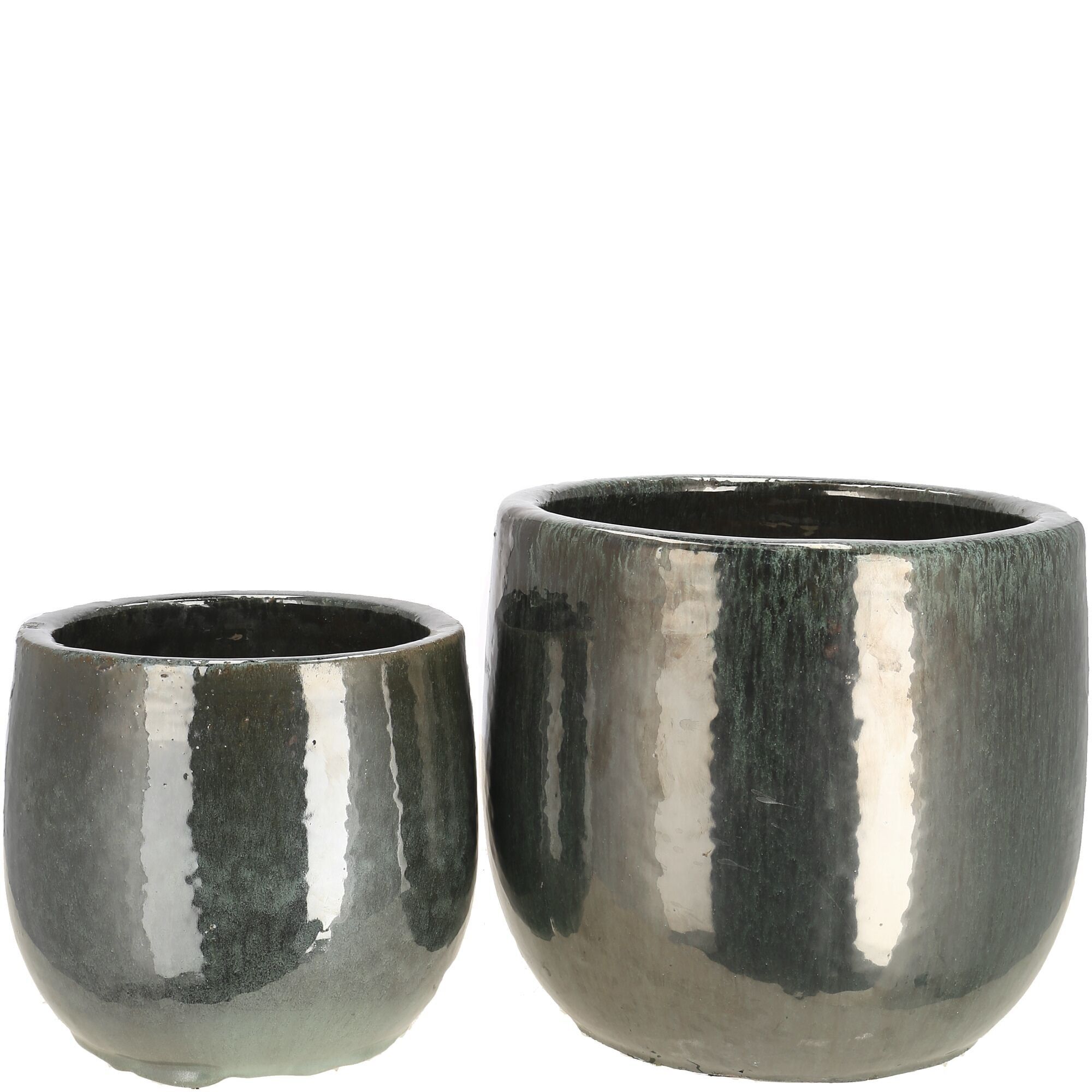 Pflanz Kübel Primo, 2er-Set, D27/21cm, euka