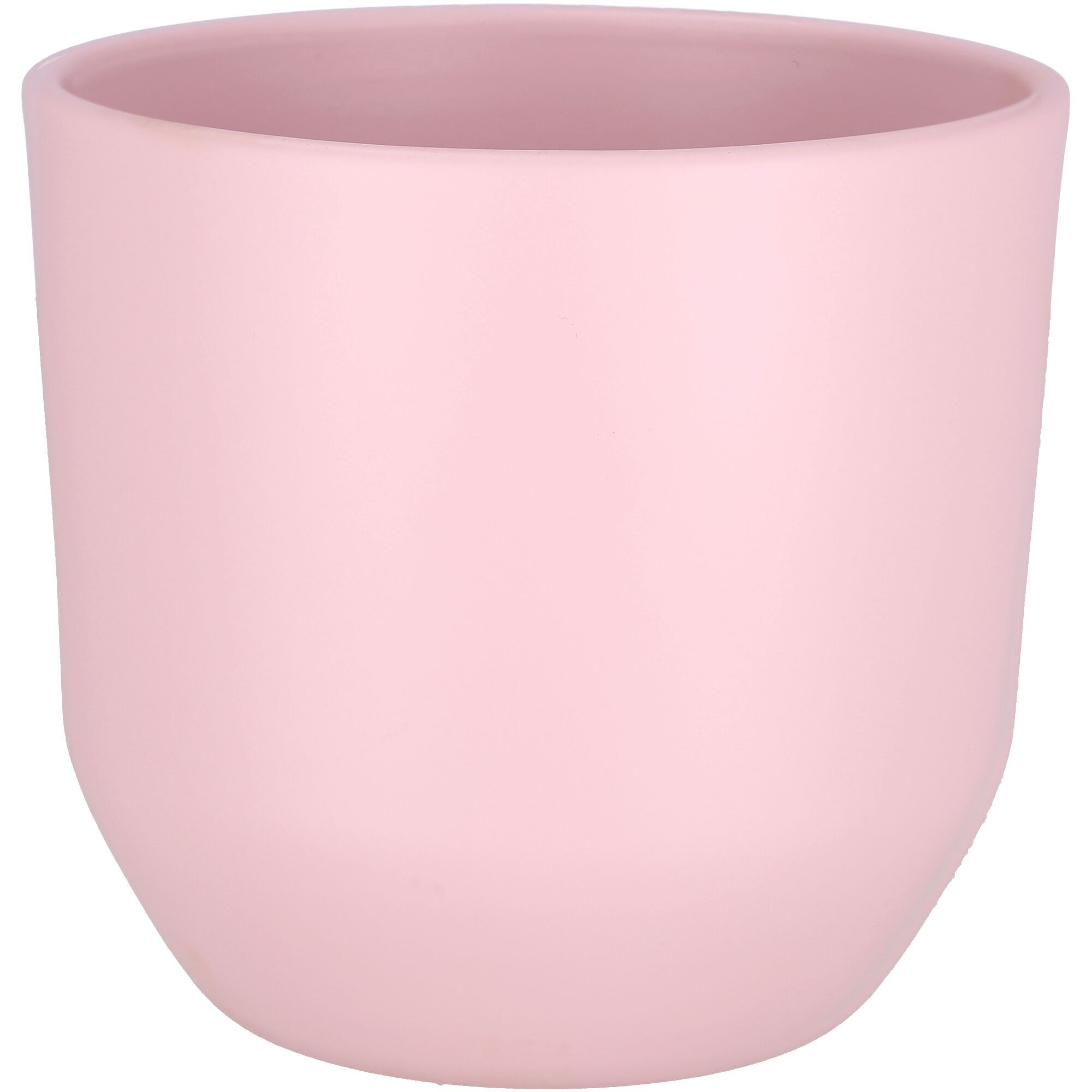 Secchio in ceramica Hagen, D17cm, H16cm, per TO15, rosa opaco