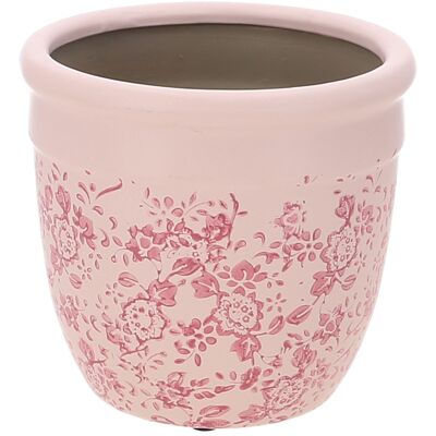 Secchio in ceramica Karla, D18 cm, H16,5 cm, per TO14, rosa