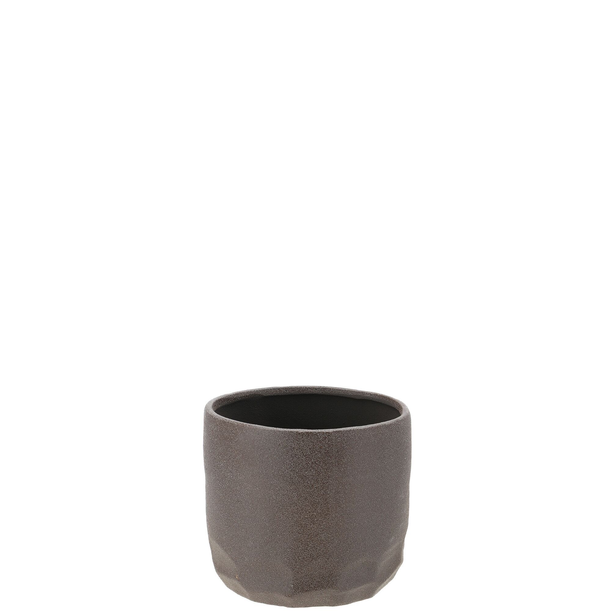 Vaso in ceramica Sture, D7cm, H7cm, per TO6, tortora
